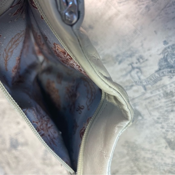 HOBO Lauren clutch wallet tan leather vintage - Picture 10 of 14